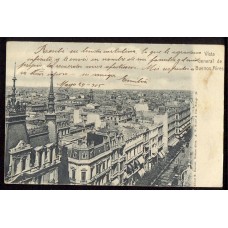CIUDAD DE BUENOS AIRES ARGENTINA tarjeta postal 1905 MUY BUENA